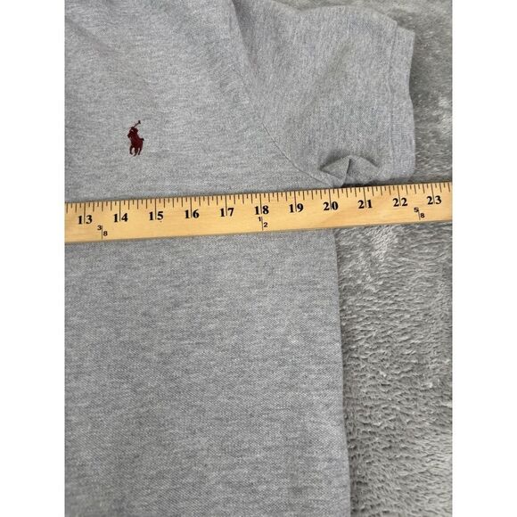 Polo Ralph Lauren Custom Fit Short Sleeve Polo Shirt Men's Size Large Gray - Picture 7 of 9